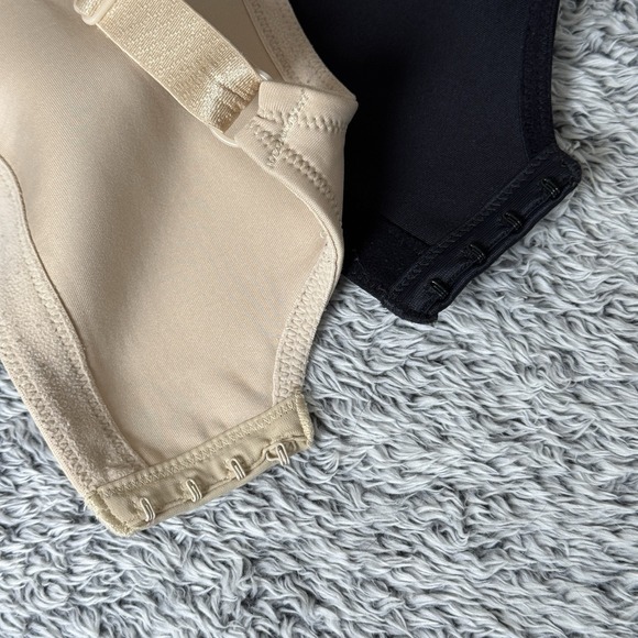 Set of 2 Vanity Fair Wireless Wire-free Bras Beige and Black Size 40G - Picture 10 of 10